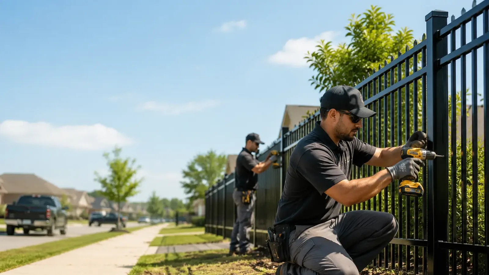 Metal Fence Installation in Midlothian, TX
